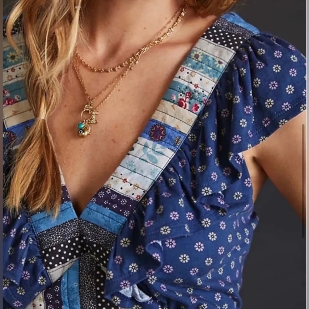 Anthropologie Let Me Be Ruffled
Patchwork Top - Picture 8 of 8